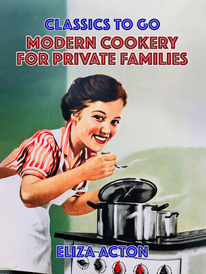 cover image of Modern Cookery For Private Families